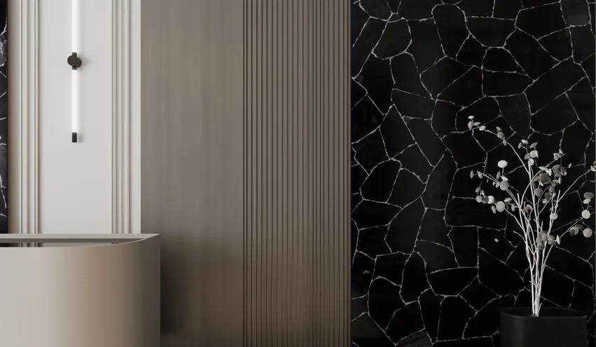 Обсидиан Obsidian Silver Veines